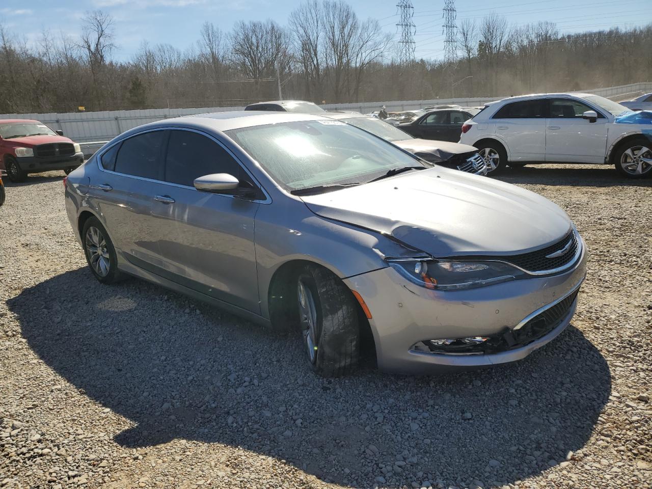 2015 Chrysler 200 VIN 1C3CCCCGXFN668998 Copart auction photo, front end damage thumbnail 4