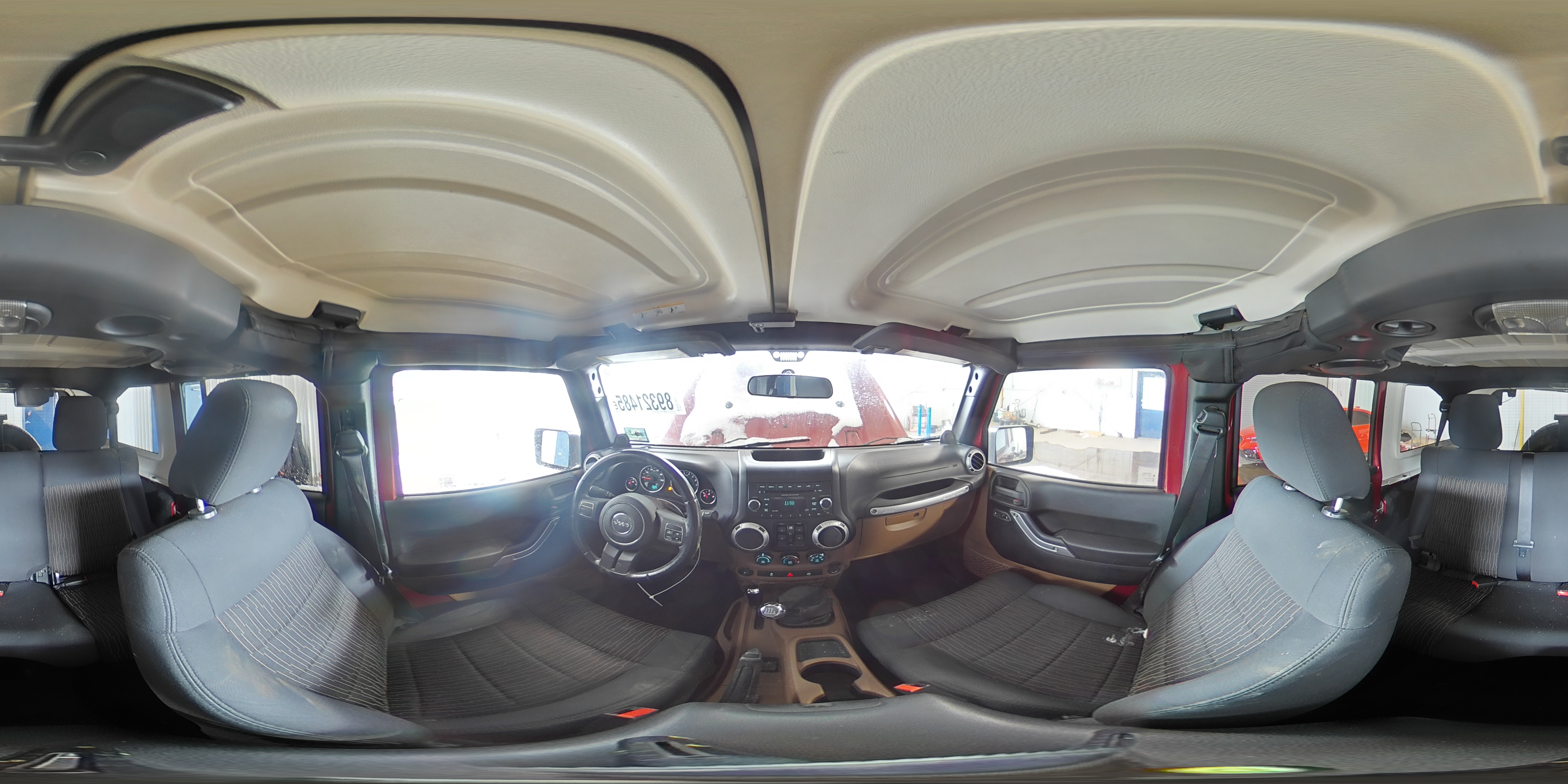 2012 Jeep Wrangler VIN 1C4BJWEG9CL141912 Copart auction photo, rear end / side damage thumbnail 16