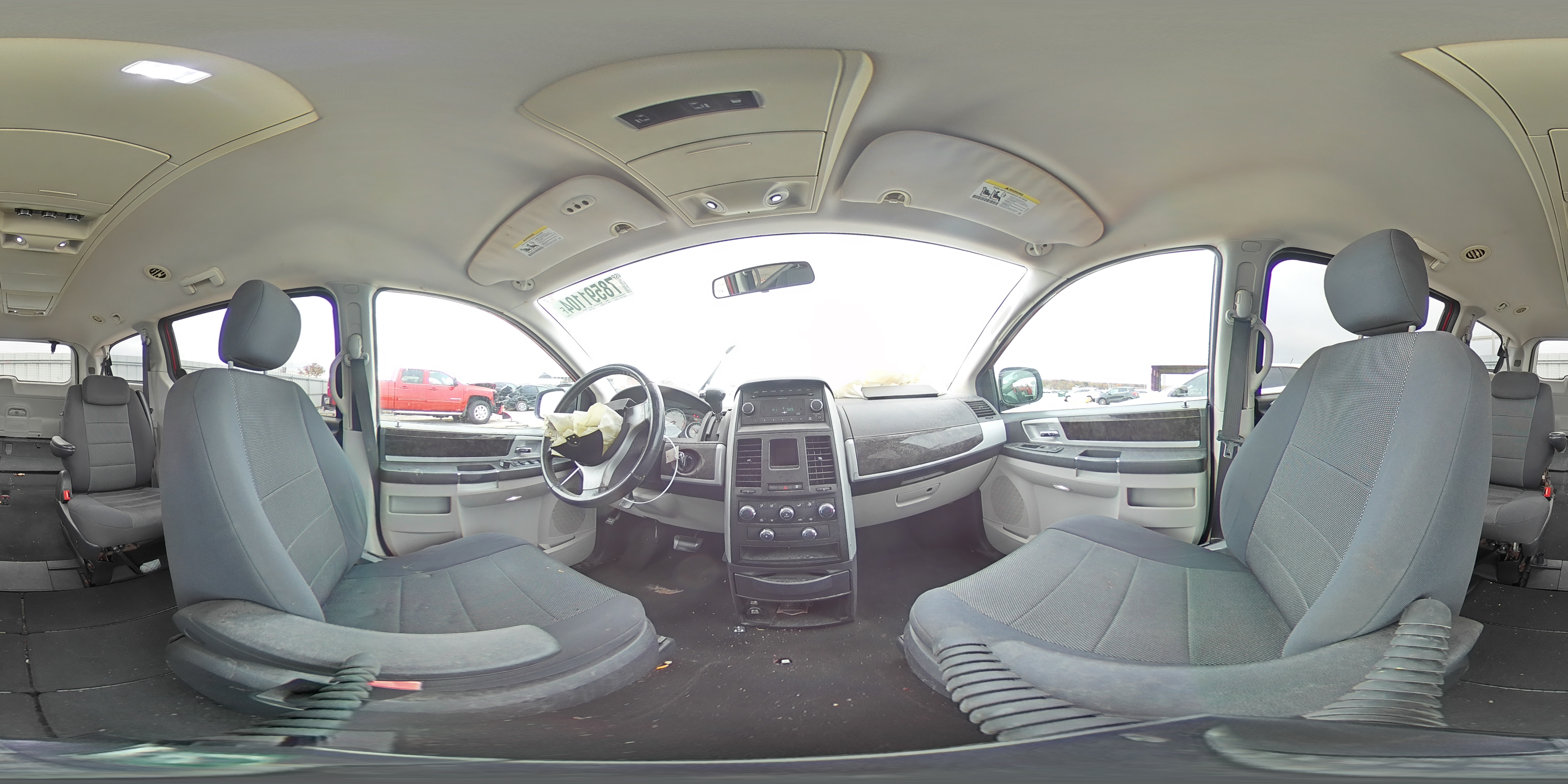 2009 Dodge Caravan VIN 2D8HN54139R661918 Copart auction photo, front end damage thumbnail 14