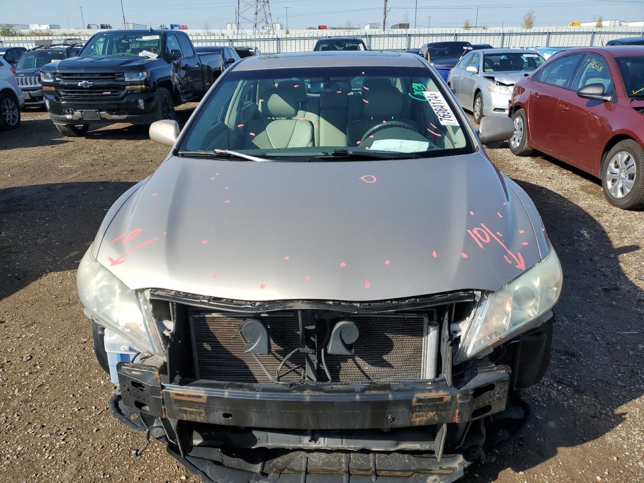 2007 Toyota Camry VIN 4T1BK46K67U503579 Copart auction photo, front end / rear end damage thumbnail 5