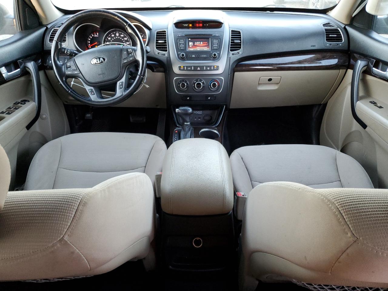 2014 KIA Sorento VIN 5XYKT3A66EG436874 Copart auction photo, front end / side damage thumbnail 8