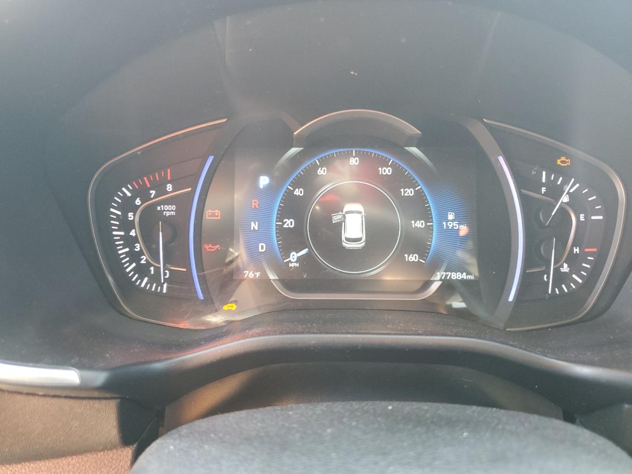 2019 Hyundai Santa Fe VIN 5NMS33AD4KH068758 Copart auction photo, mechanical damage thumbnail 9