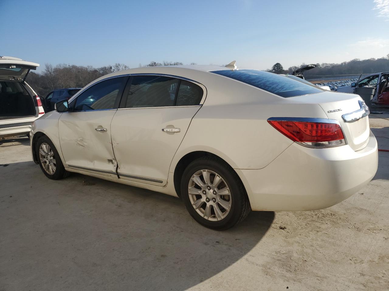 2010 Buick LaCrosse VIN 1G4GC5EG8AF271844 Copart auction photo, side / front end damage thumbnail 2