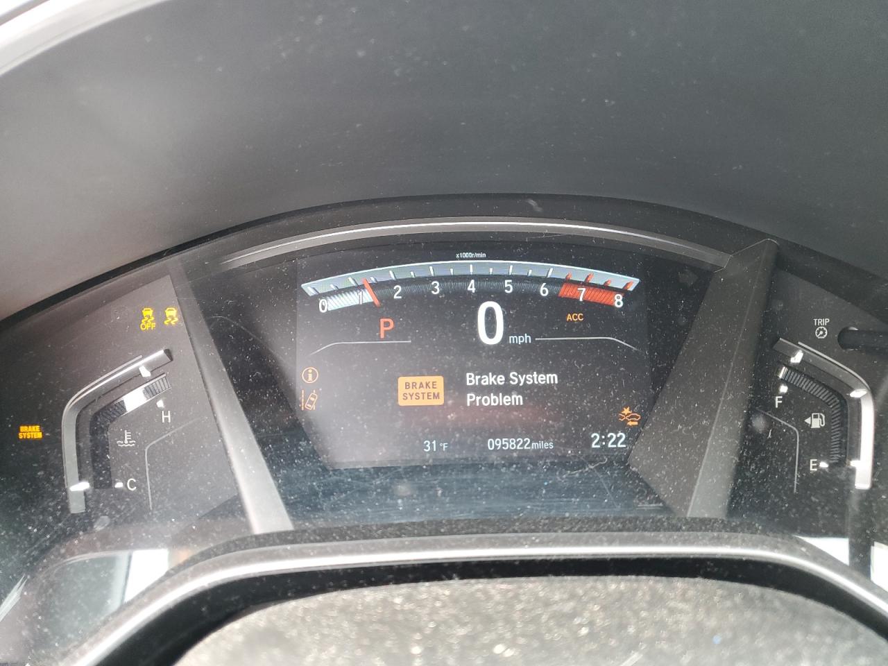 2017 Honda CR-V VIN 5J6RW2H50HL024241 Copart auction photo, front end damage thumbnail 9