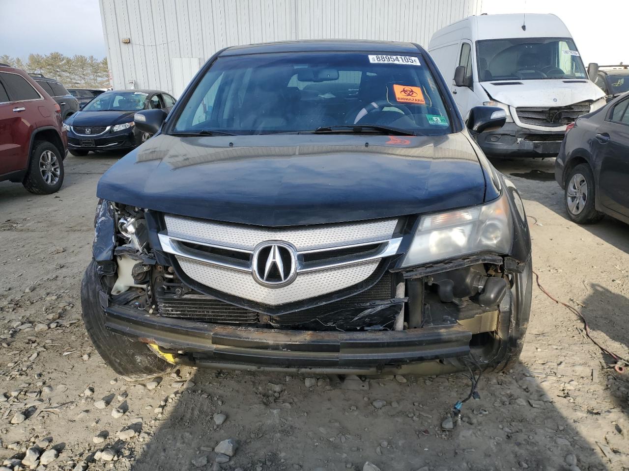 2008 Acura MDX VIN 2HNYD28338H527338 Copart auction photo, front end damage thumbnail 5