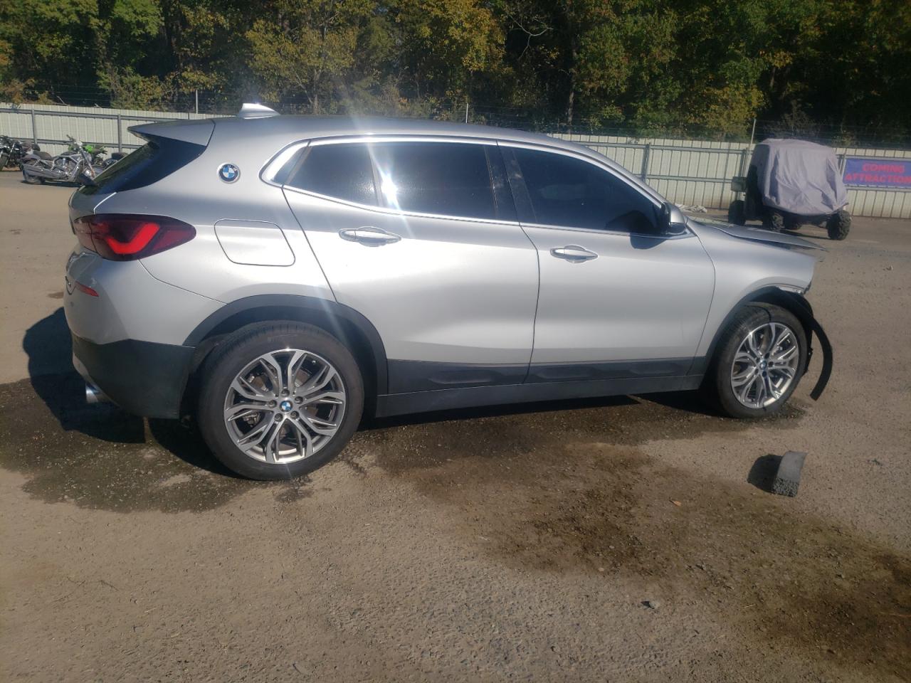 2022 BMW X2 VIN WBXYJ1C02N5U11799 Copart auction photo, front end damage thumbnail 3