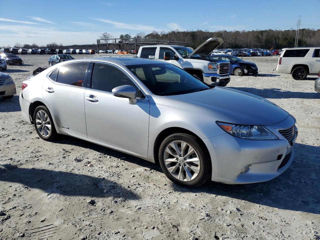 2014 Lexus ES VIN JTHBW1GG9E2073037 Copart auction photo, rear end damage thumbnail 4