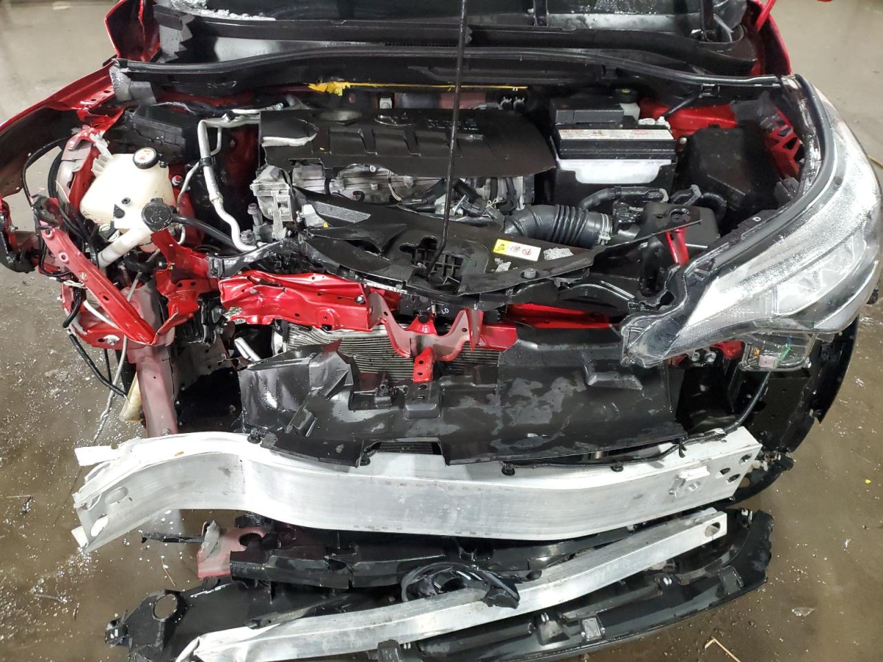 2021 Toyota C-HR VIN JTNKHMBX6M1121758 Copart auction photo, front end damage thumbnail 13