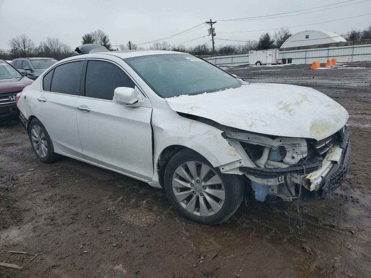 2014 Honda Accord VIN 1HGCR2F89EA025154 Copart auction photo, front end / rear end damage thumbnail 4