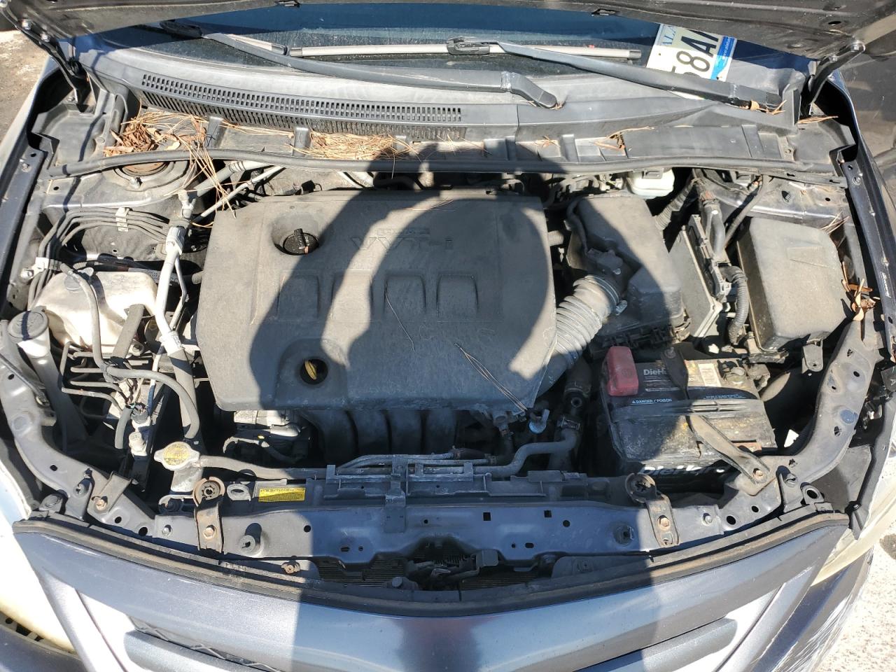 2011 Toyota Corolla VIN JTDBU4EEXB9158305 Copart auction photo, all over damage thumbnail 12