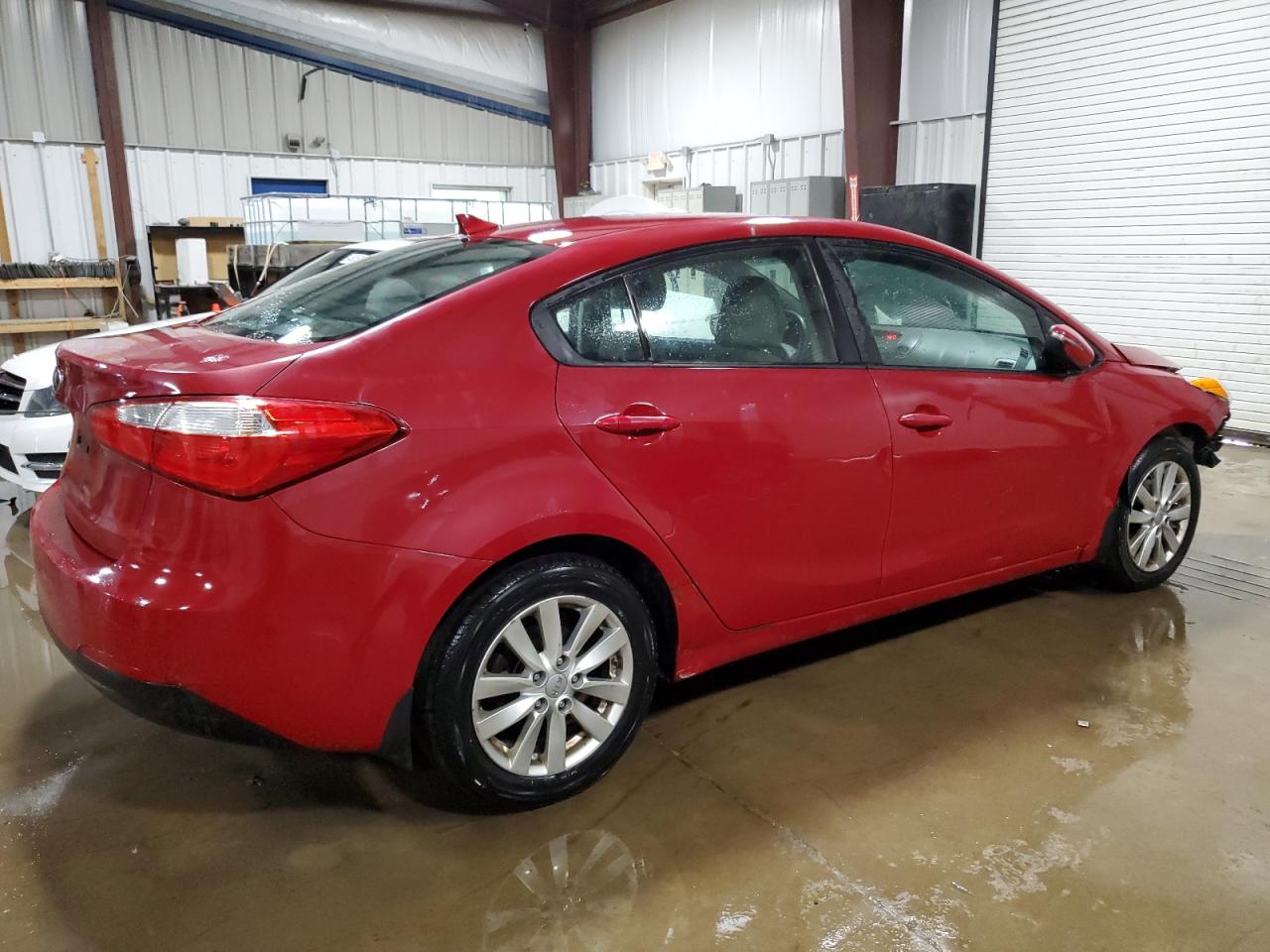 2014 KIA Forte VIN KNAFX4A67E5048151 Copart auction photo, front end damage thumbnail 3