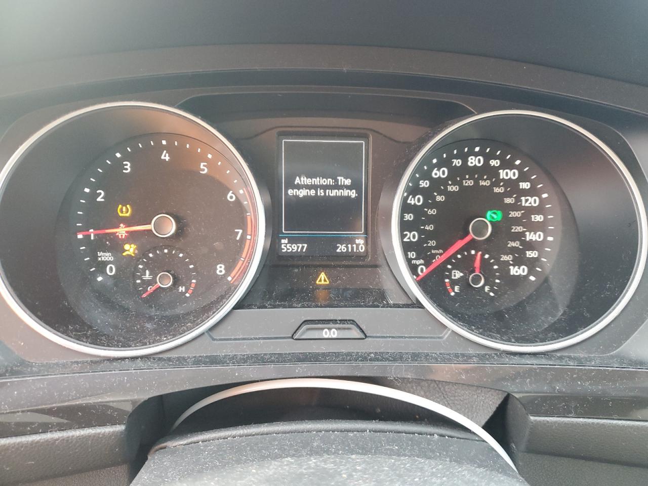 2019 Volkswagen Tiguan VIN 3VV2B7AX3KM141671 Copart auction photo, rear end damage thumbnail 9