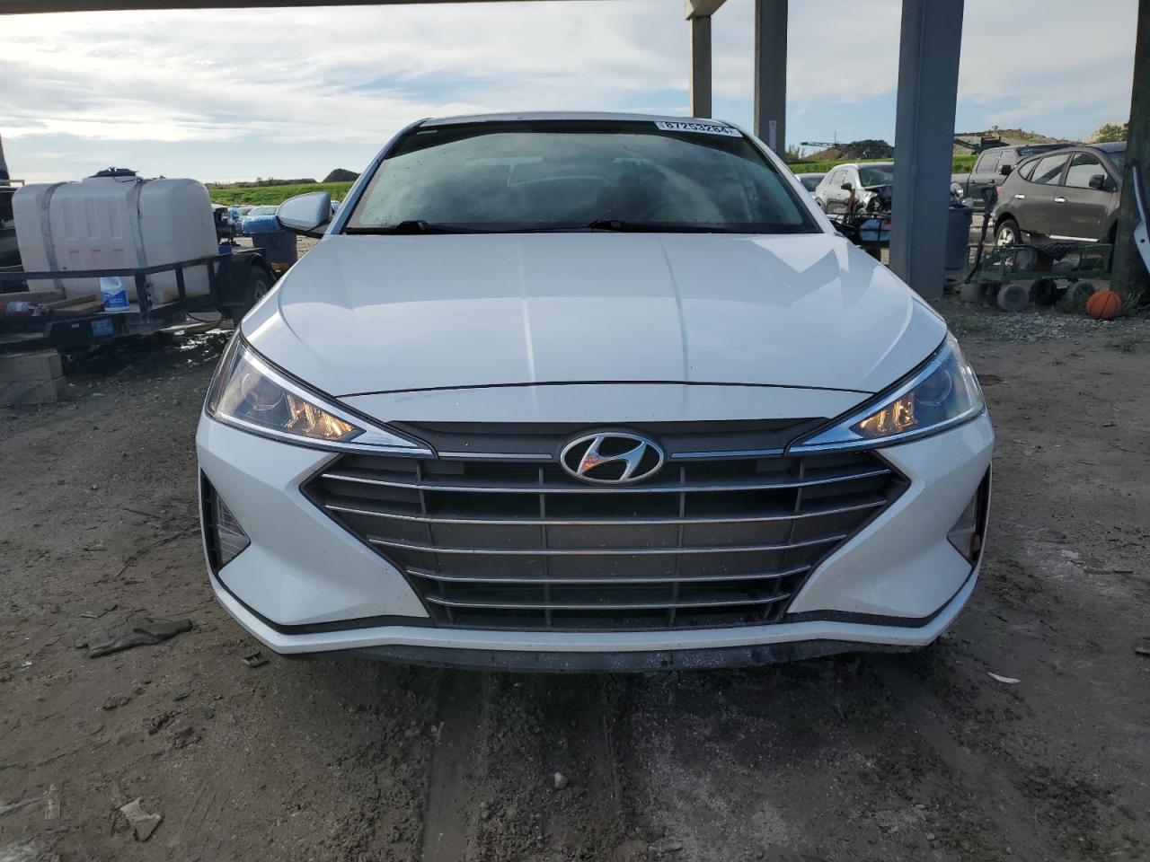 2019 Hyundai Elantra VIN 5NPD74LF7KH411017 Copart auction photo, all over damage thumbnail 5