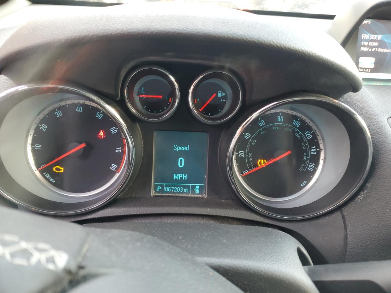 2014 Buick Encore VIN KL4CJCSB2EB654868 Copart auction photo, vandalism damage thumbnail 9