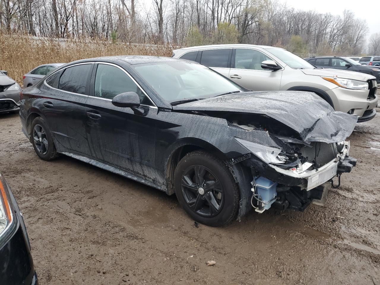2022 Hyundai Sonata VIN 5NPEG4JA4NH135153 Copart auction photo, front end / minor dent/scratches damage thumbnail 4