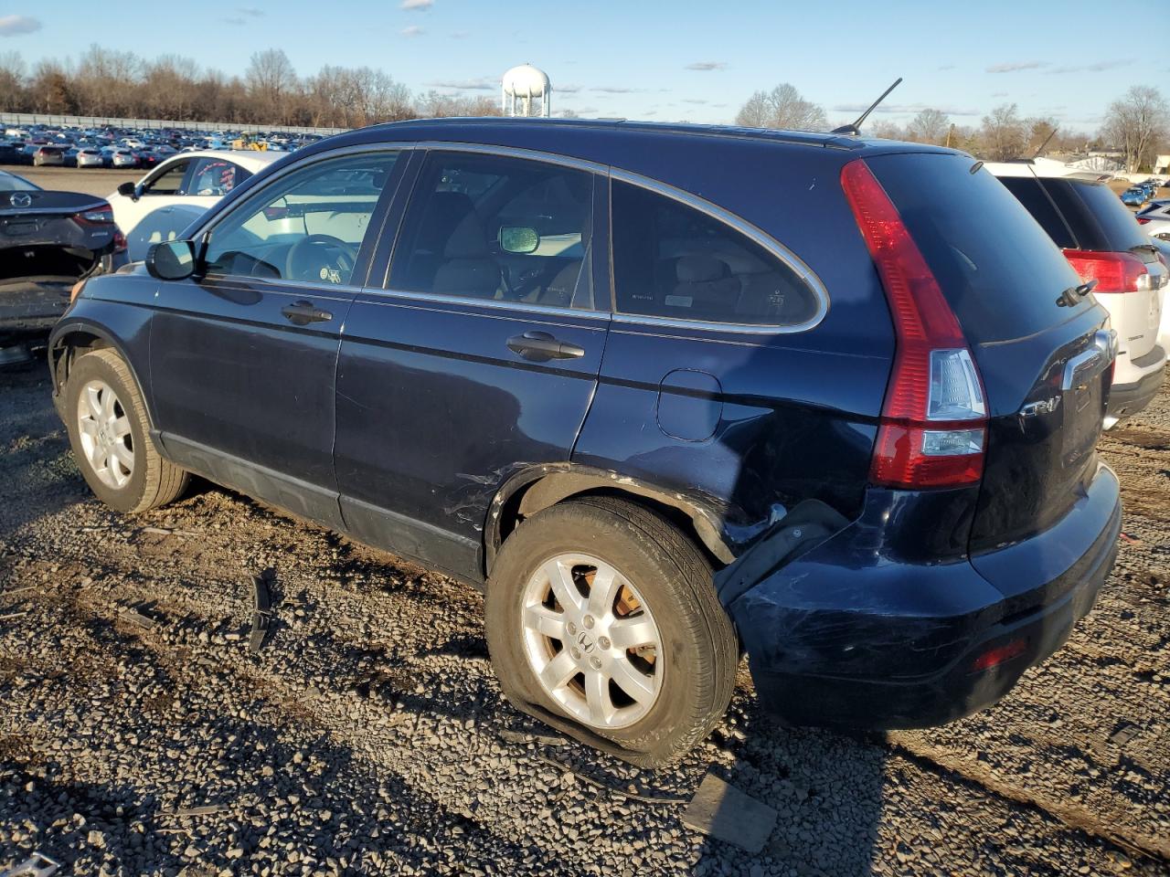 2008 Honda CR-V VIN JHLRE48508C000190 Copart auction photo, rear end damage thumbnail 2