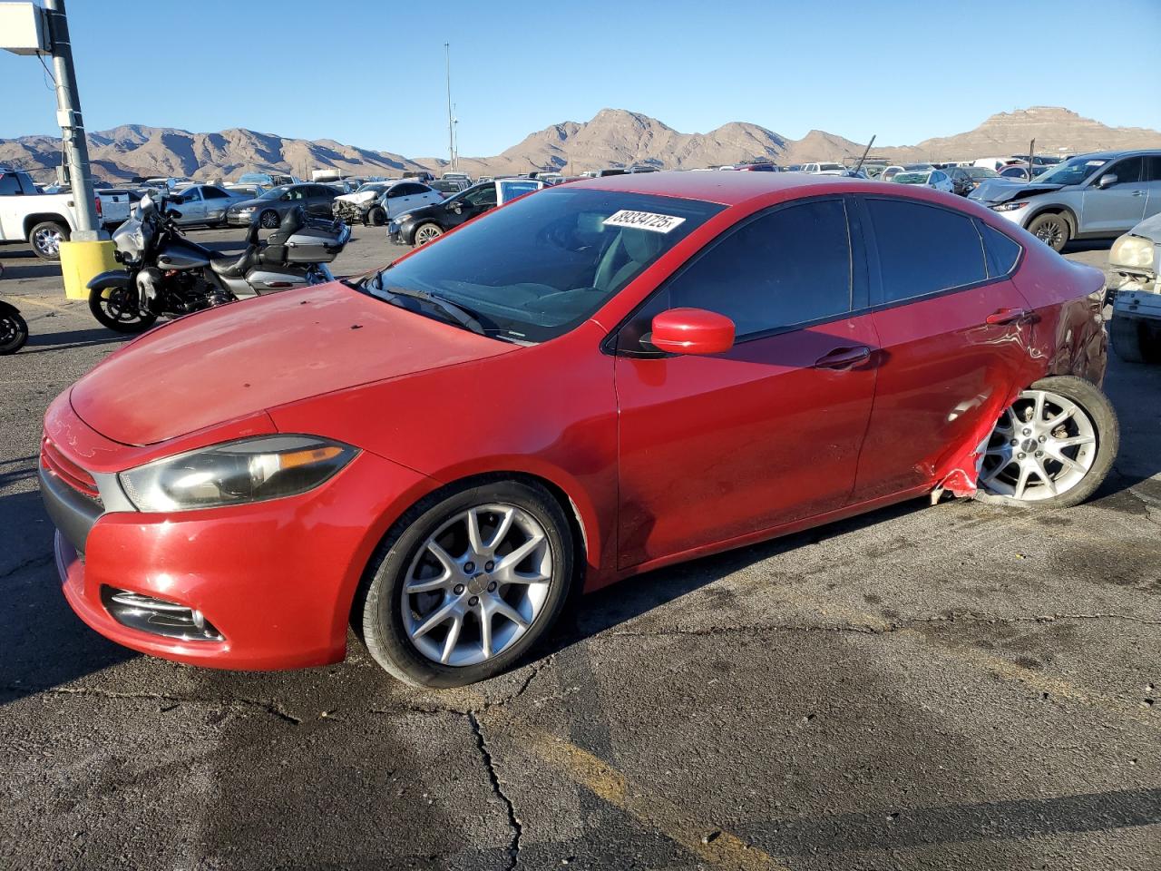 2013 Dodge Dart VIN 1C3CDFBH1DD682400