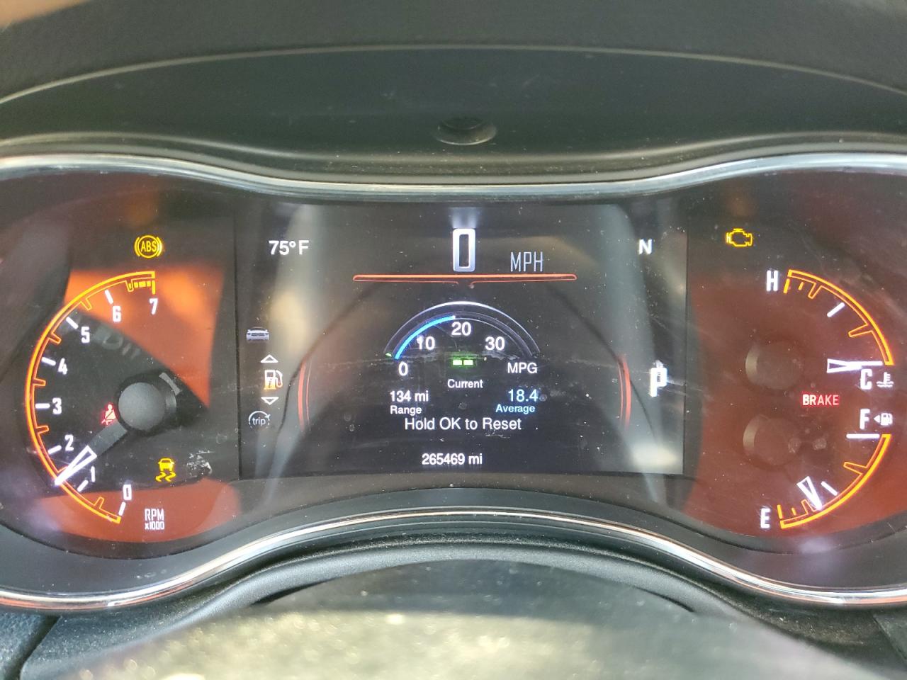 2015 Dodge Durango VIN 1C4RDHAGXFC766038 Copart auction photo, rear end / front end damage thumbnail 9