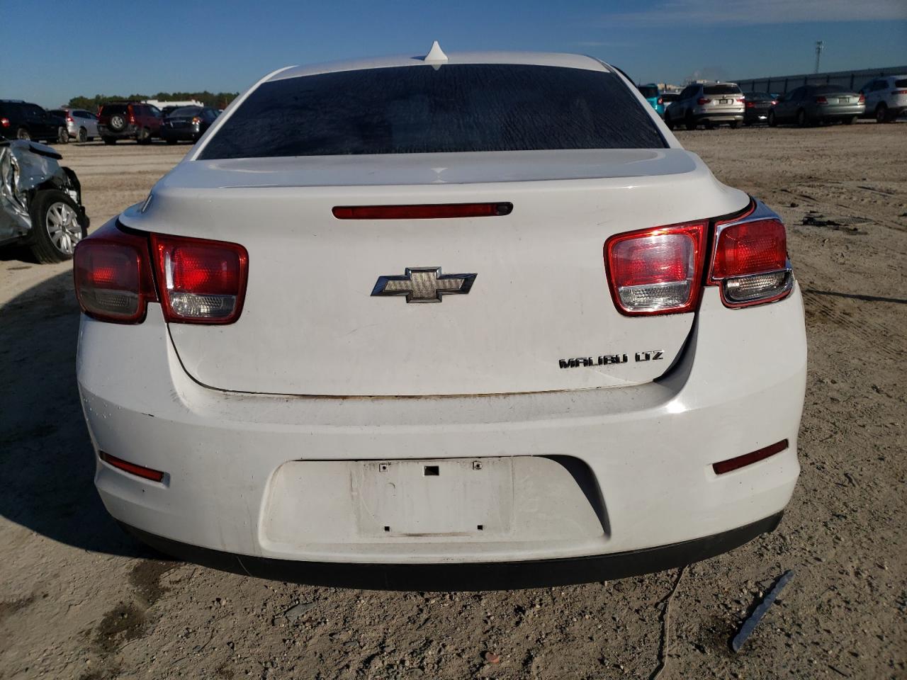 2013 Chevrolet Malibu VIN 1G11E5SA8DF310837 Copart auction photo, rear end / side damage thumbnail 6