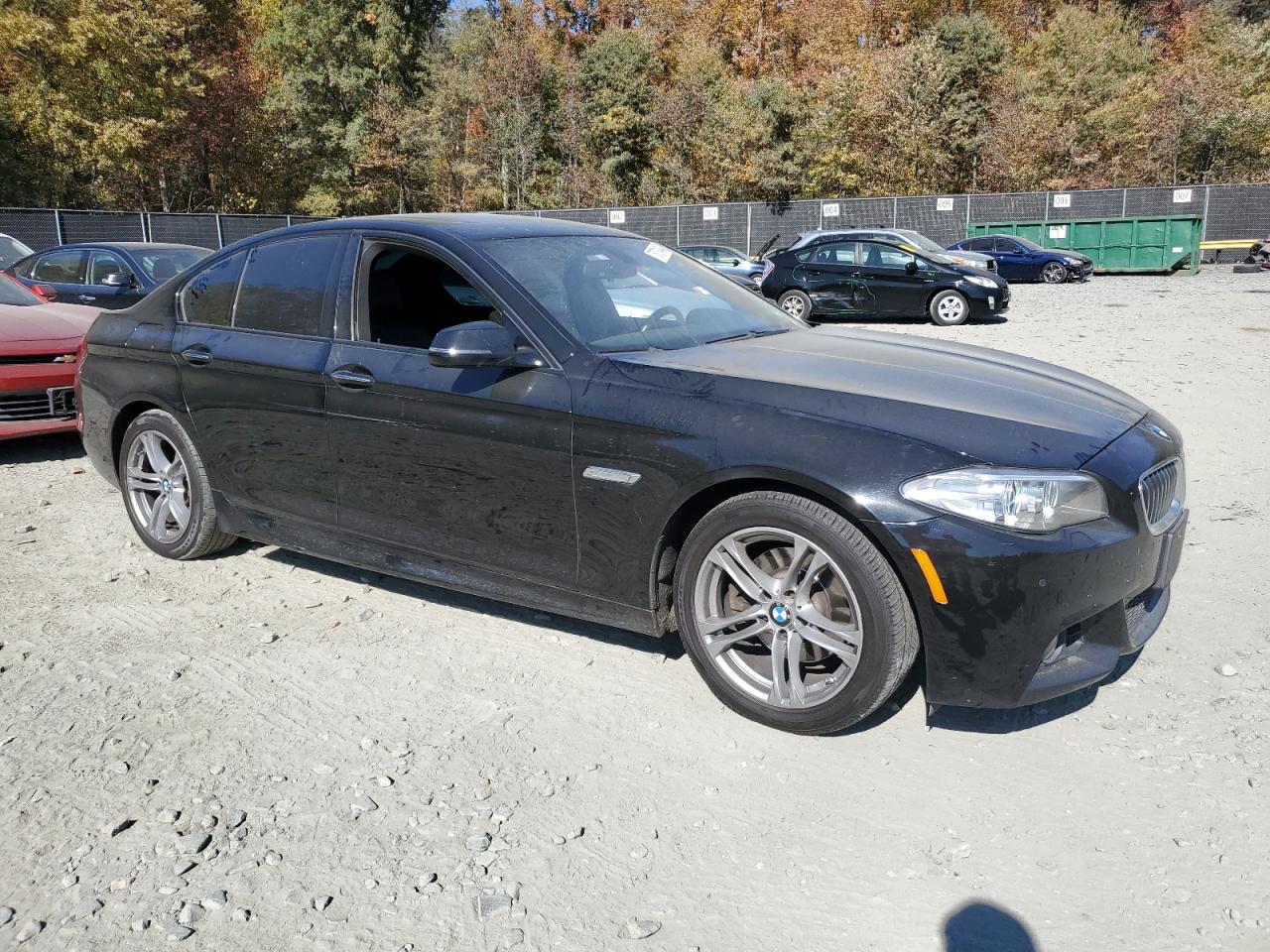 2014 BMW 5er VIN WBA5A7C53ED616615 Copart auction photo, minor dent/scratches damage thumbnail 4