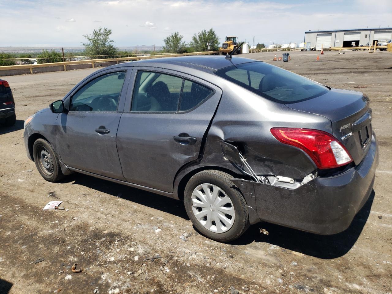 2016 Nissan Versa VIN 3N1CN7AP9GL848395 Copart auction photo, side / rear end damage thumbnail 2