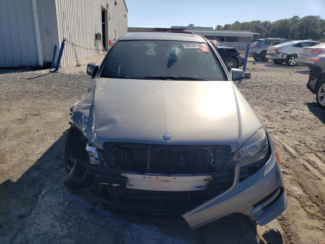2011 Mercedes-Benz C-klasse VIN WDDGF5EB8BR170230 Copart auction photo, front end damage thumbnail 5
