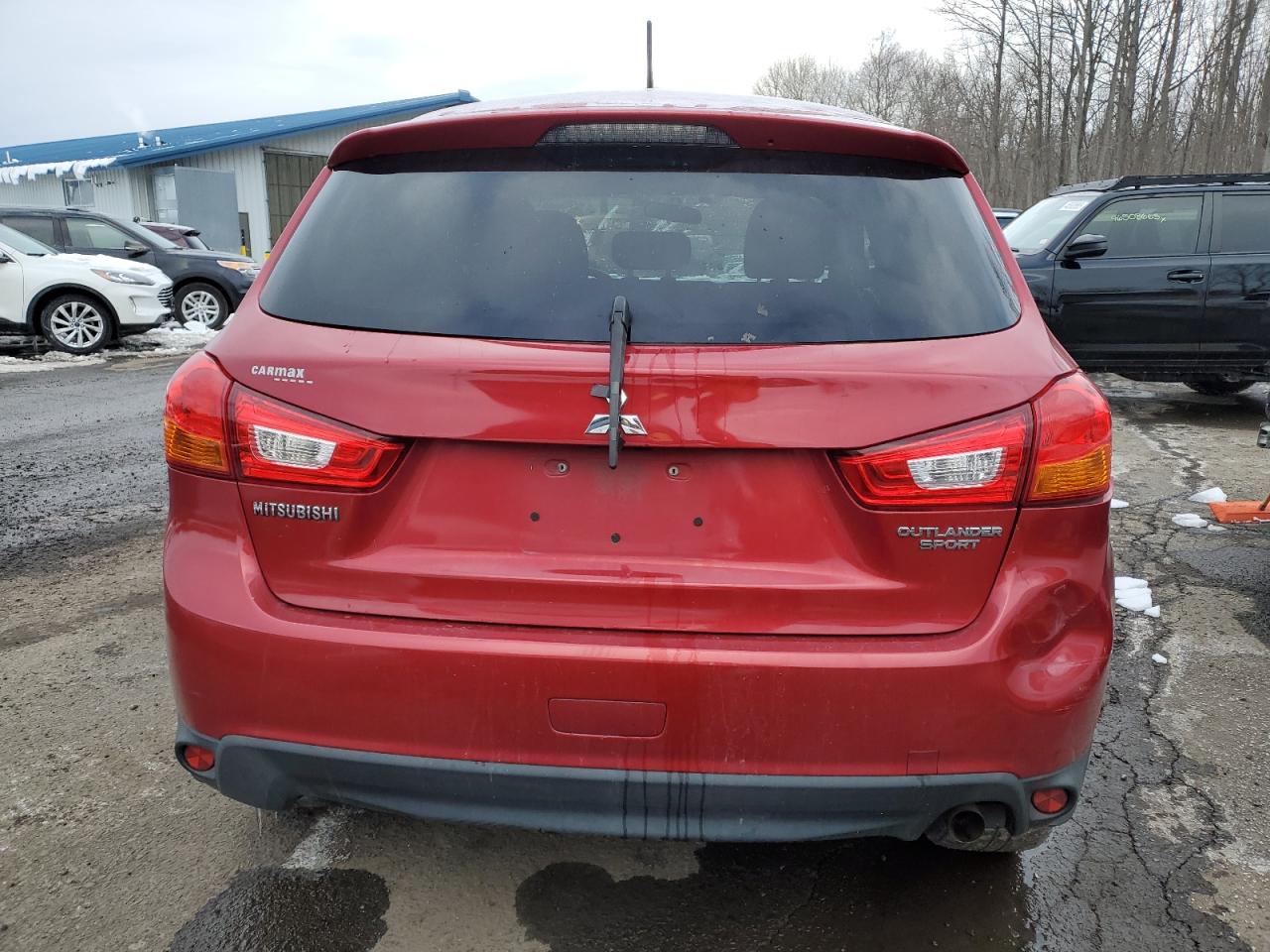 2015 Mitsubishi Outlander VIN 4A4AP3AU5FE053686 Copart auction photo, side / rear end damage thumbnail 6