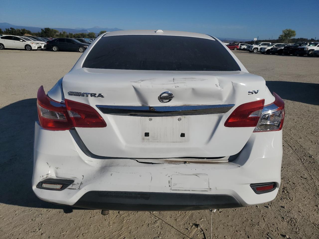 2019 Nissan Sentra VIN 3N1AB7APXKY357989 Copart auction photo, rear end / front end damage thumbnail 6