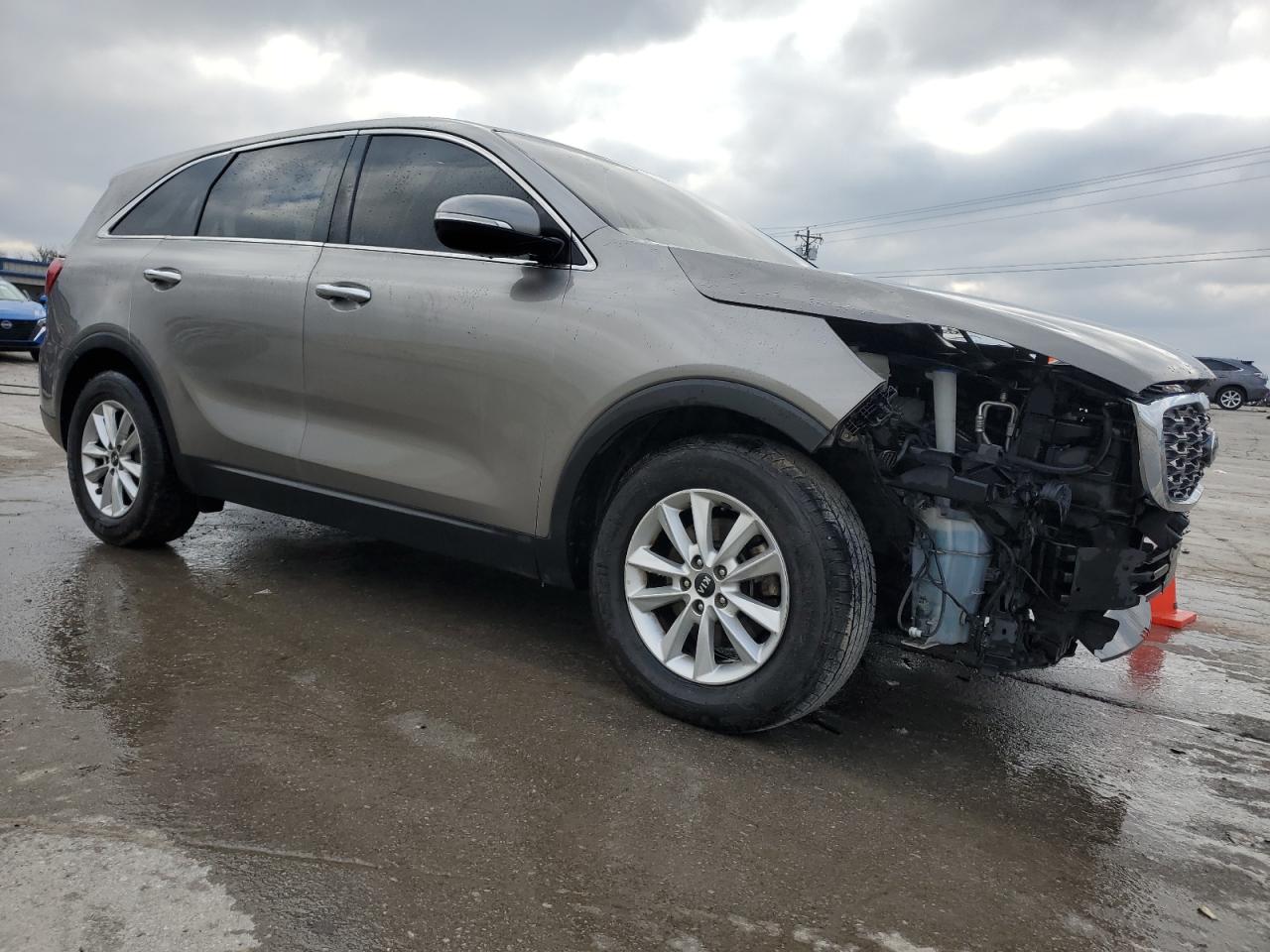 2019 KIA Sorento VIN 5XYPG4A56KG485110 Copart auction photo, front end damage thumbnail 4