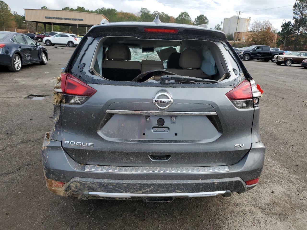 2017 Nissan Rogue VIN 5N1AT2MT6HC844805 Copart auction photo, all over damage thumbnail 6