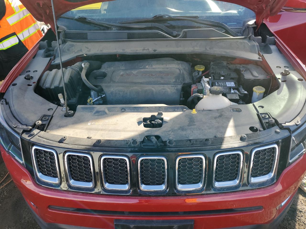 2017 Jeep Compass VIN 3C4NJDCB6HT665507 Copart auction photo, rear end damage thumbnail 12