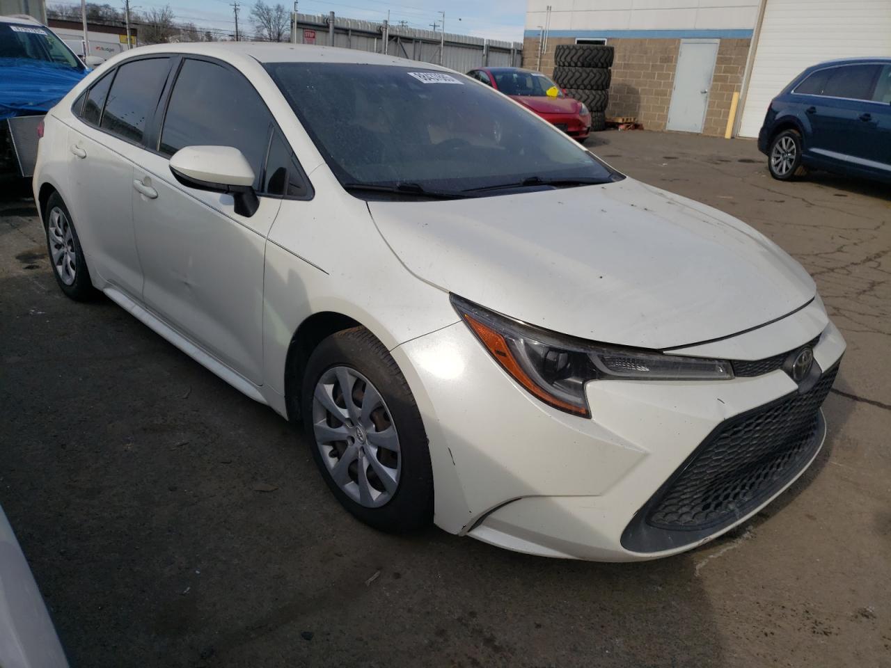 2020 Toyota Corolla VIN JTDEPRAE2LJ076804 Copart auction photo, burn damage thumbnail 4