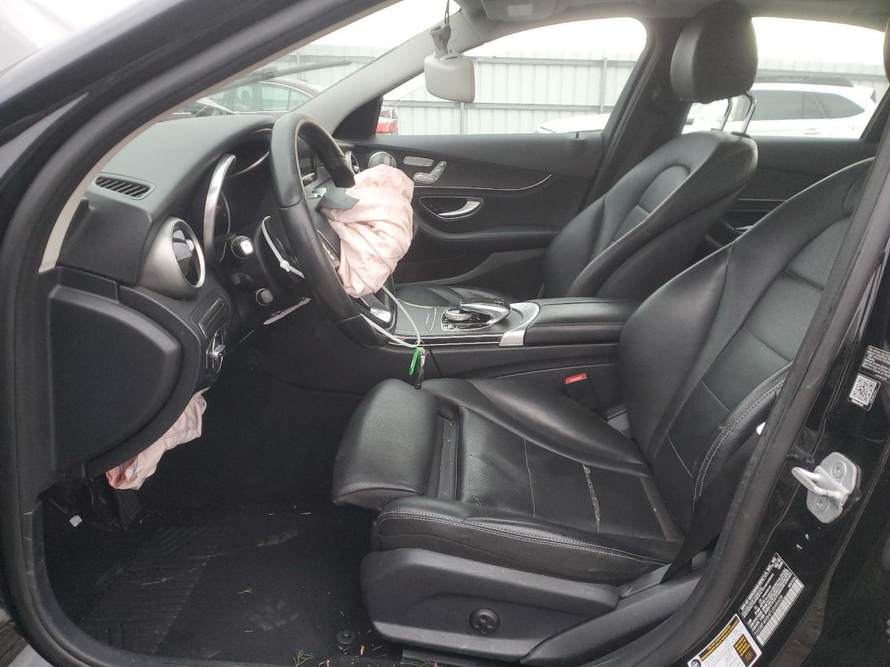 2015 Mercedes-Benz C-klasse VIN 55SWF4KB4FU048608 Copart auction photo, all over damage thumbnail 7