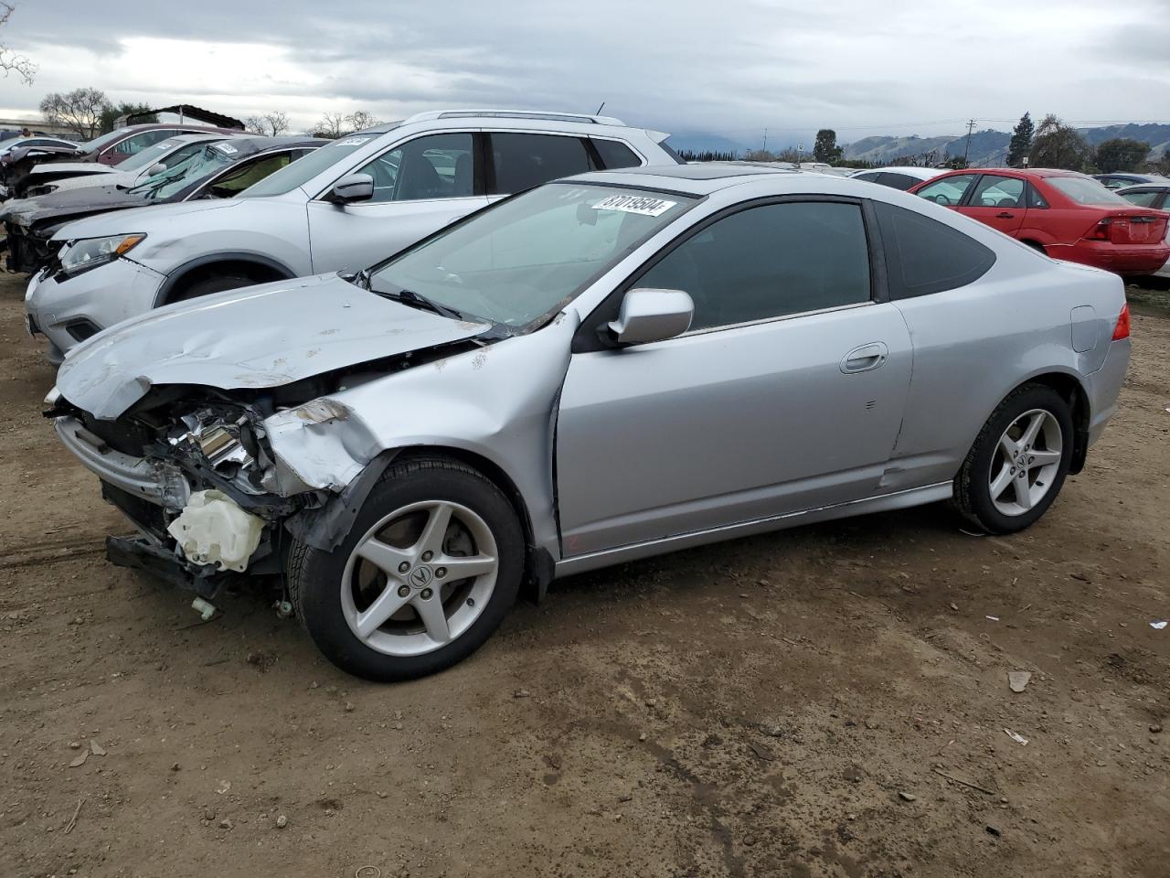 2004 Acura RSX VIN JH4DC530X4S008651 - Copart auction photo