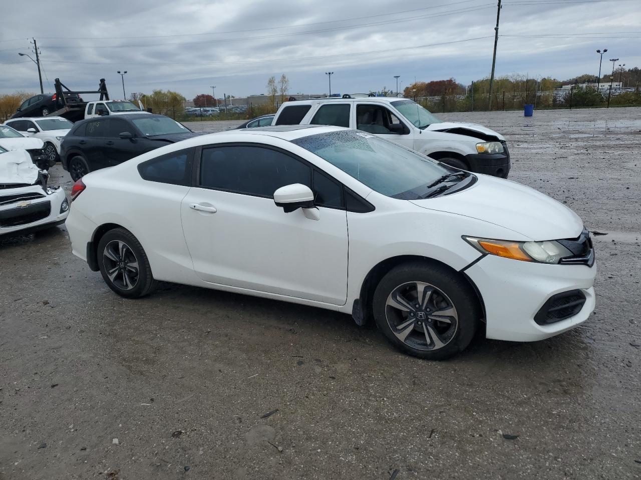 2015 Honda Civic VIN 2HGFG3B85FH501353 Copart auction photo, front end / minor dent/scratches damage thumbnail 4