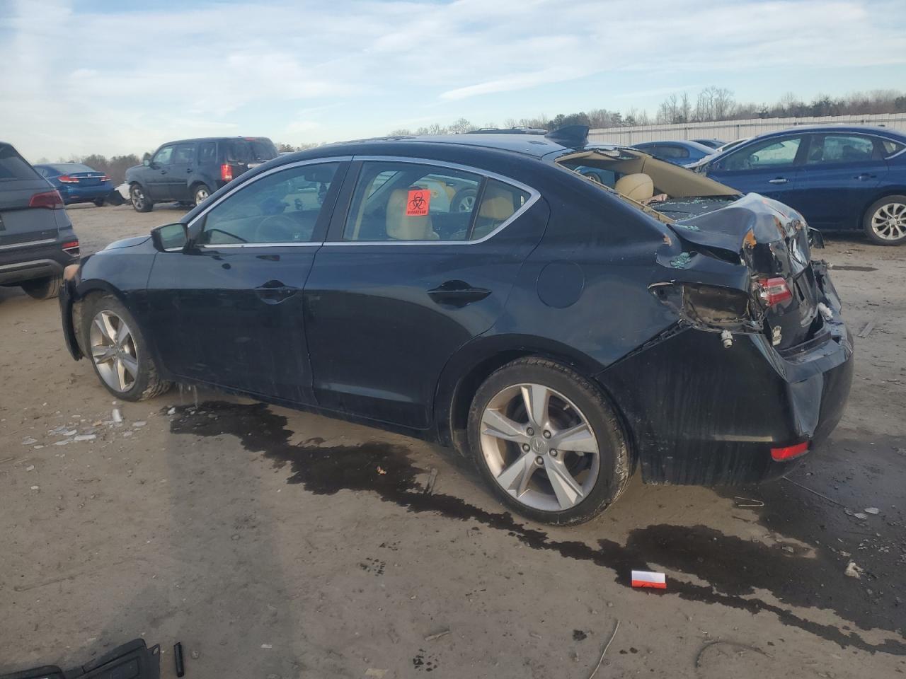 2013 Acura ILX VIN 19VDE1F71DE000639 Copart auction photo, rear end / front end damage thumbnail 2