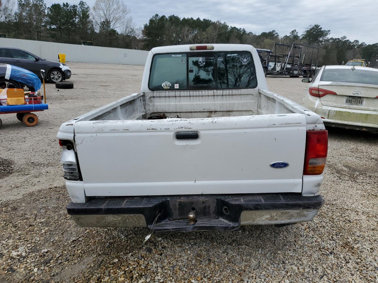 1996 Ford Ranger VIN 1FTCR14X8TTA75001 Copart auction photo, side damage thumbnail 6