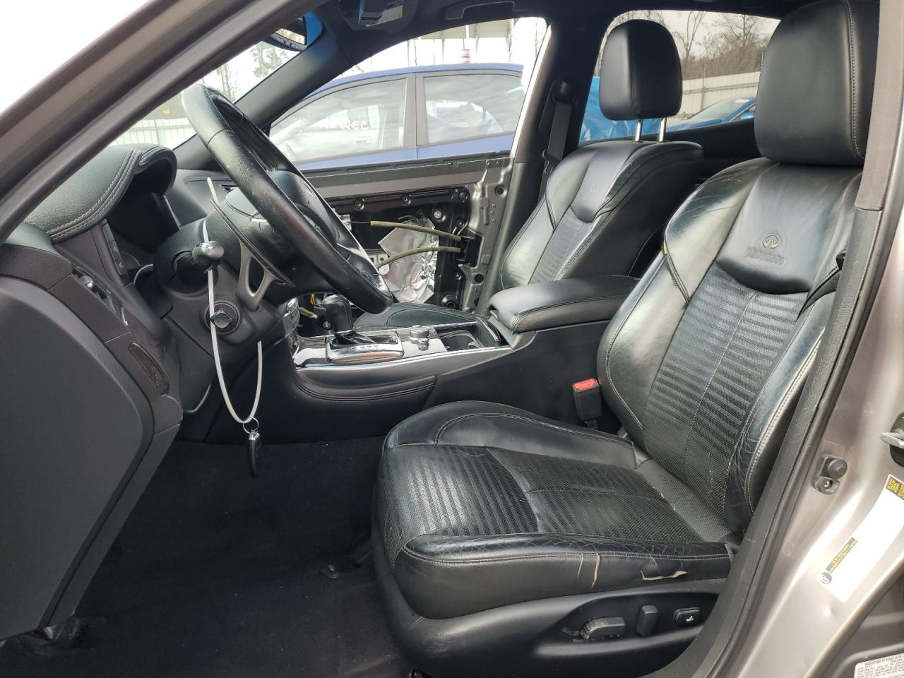 2013 Infiniti M VIN JN1BY1APXDM511042 Copart auction photo, side damage thumbnail 7