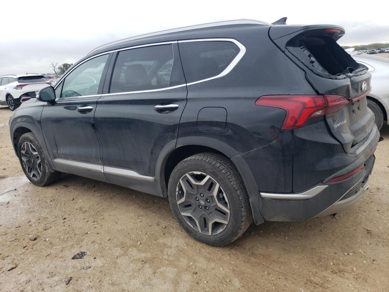 2022 Hyundai Santa Fe VIN KM8S6DA28NU028025 Copart auction photo, rear end / minor dent/scratches damage thumbnail 2