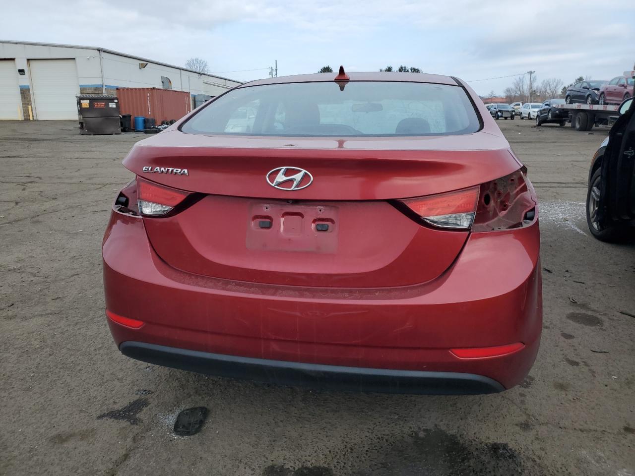 2015 Hyundai Elantra VIN 5NPDH4AE8FH560677 Copart auction photo, front end damage thumbnail 6