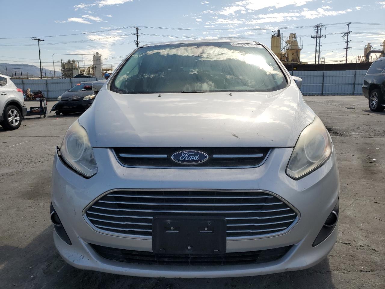 2014 Ford C-MAX VIN 1FADP5BU6EL521326 Copart auction photo, side / front end damage thumbnail 5