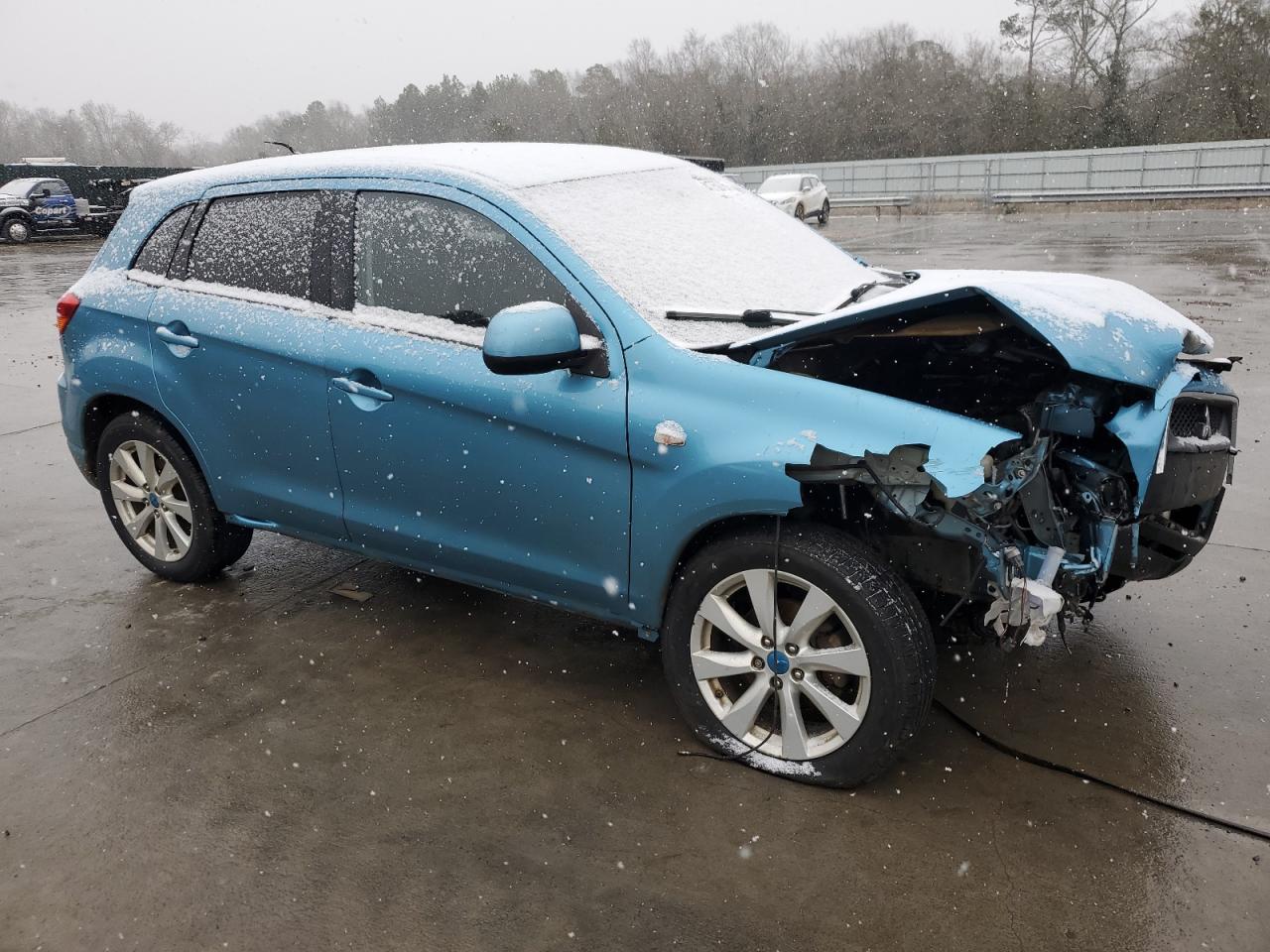 2012 Mitsubishi Outlander VIN JA4AP4AU0CZ006819 Copart auction photo, front end / undercarriage damage thumbnail 4