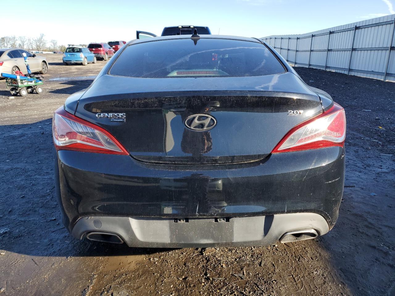 2013 Hyundai Genesis VIN KMHHT6KD8DU109491 Copart auction photo, rear end / minor dent/scratches damage thumbnail 6