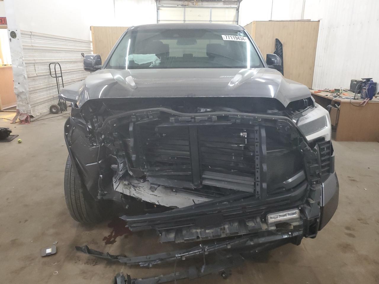 2023 Toyota Tundra VIN 5TFLA5DB6PX106909 Copart auction photo, front end / side damage thumbnail 5