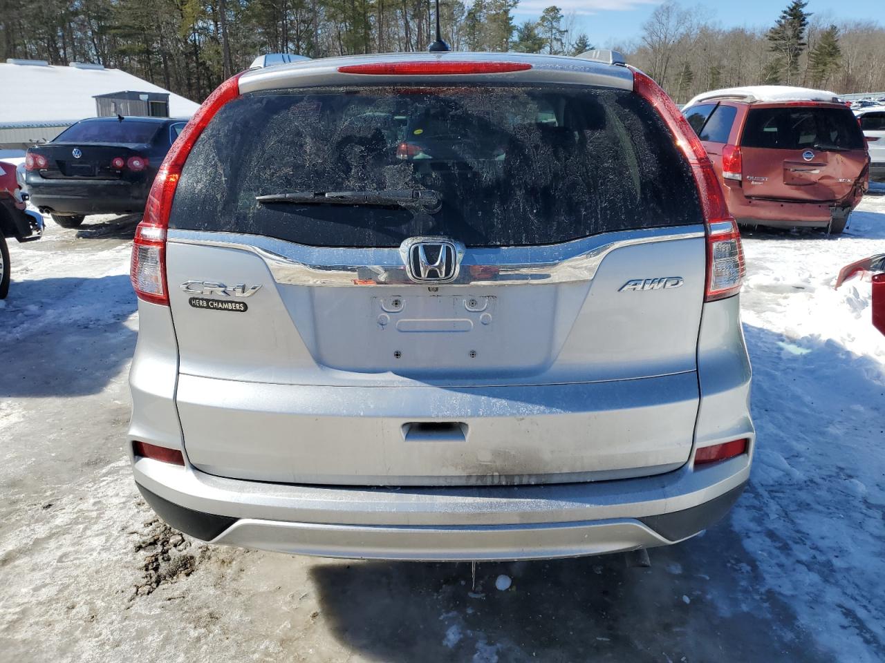 2016 Honda CR-V VIN 5J6RM4H72GL058375 Copart auction photo, front end / side damage thumbnail 6