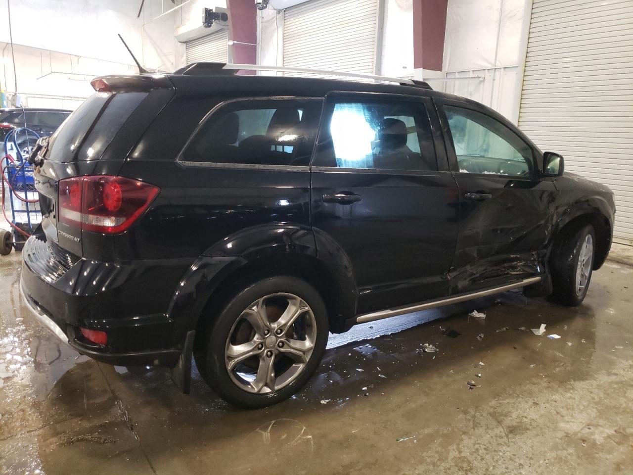 2016 Dodge Journey VIN 3C4PDCGB9GT173590 Copart auction photo, side / front end damage thumbnail 3