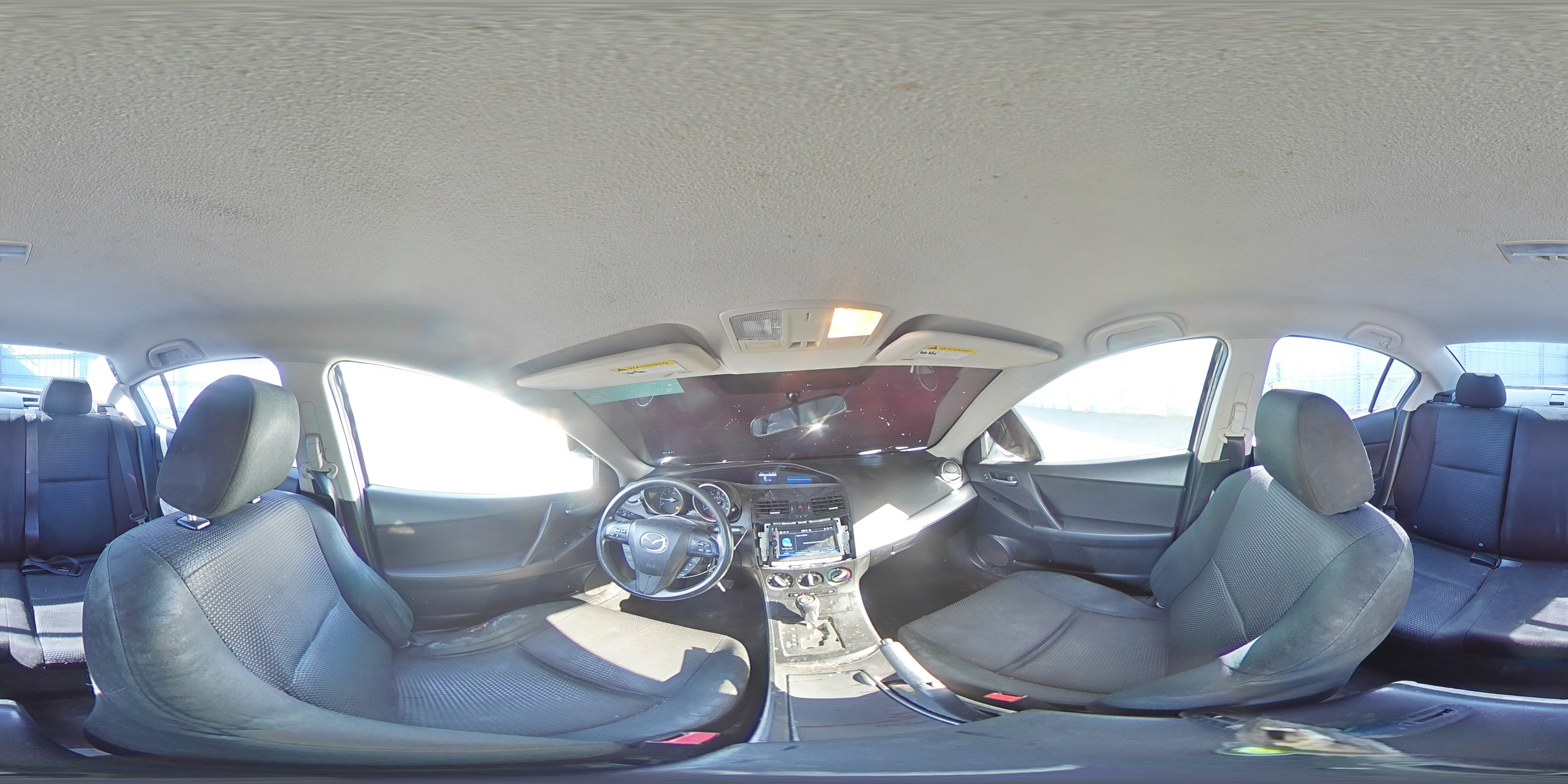 2013 Mazda 3 VIN JM1BL1UP0D1756120 Copart auction photo, all over damage thumbnail 13