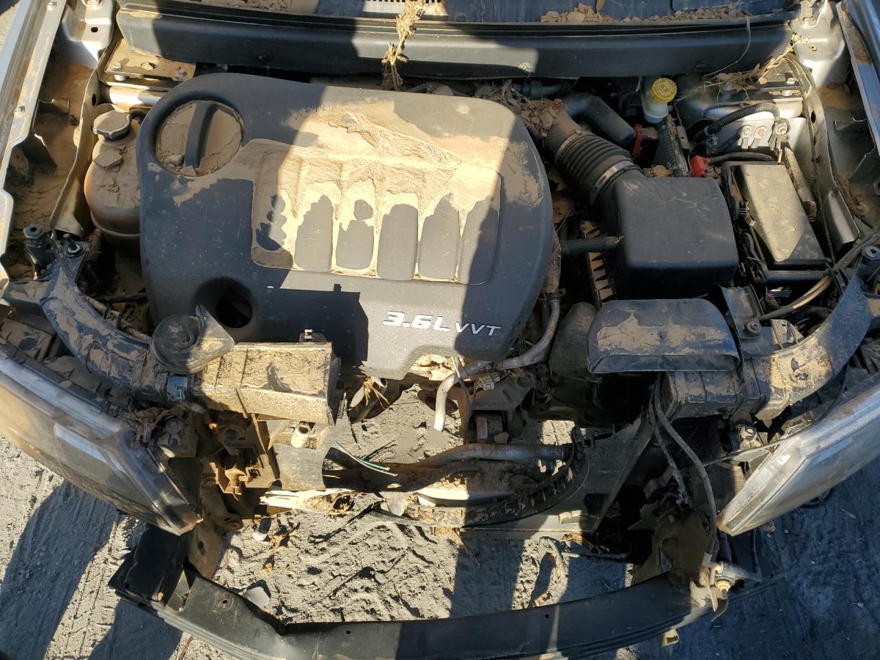 2014 Dodge Journey VIN 3C4PDCBG1ET155410 Copart auction photo, water/flood damage thumbnail 11