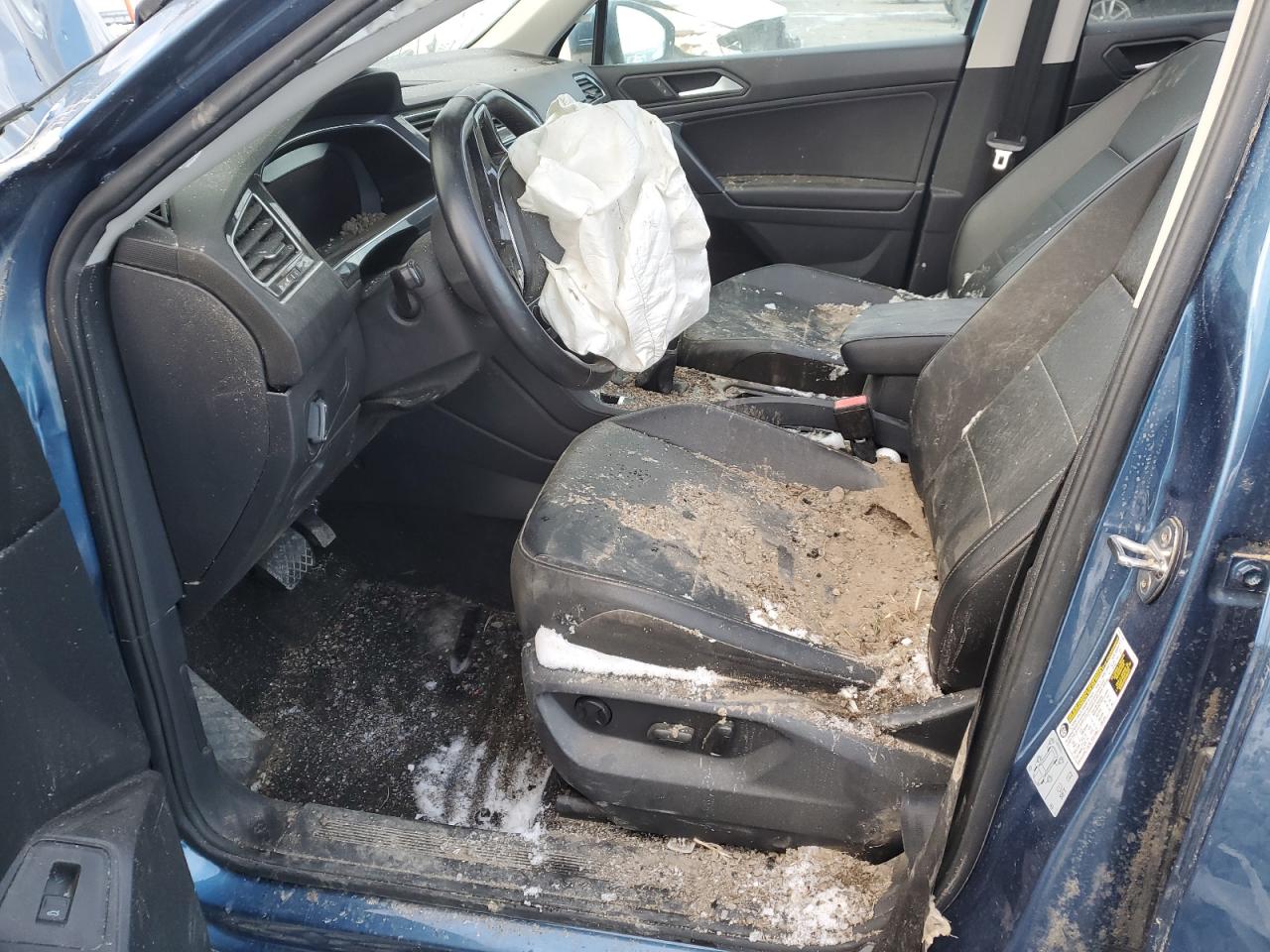 2019 Volkswagen Tiguan VIN 3VV2B7AX2KM025488 Copart auction photo, front end / all over damage thumbnail 7