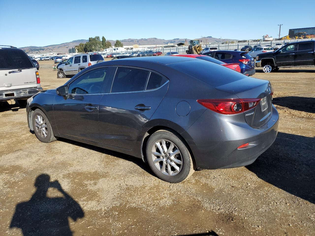 2016 Mazda 3 VIN JM1BM1U73G1303983 Copart auction photo, side damage thumbnail 2